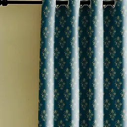 casableu Pack of 2 Printed Curtain with Eyelets Header image 2
