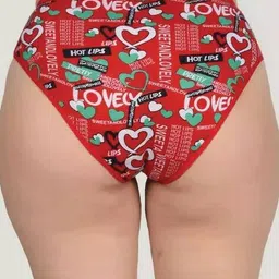 samvar Pack of 6 Women Printed Briefs with Elasticated Waist image 2