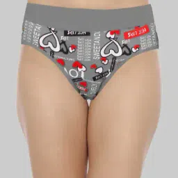 beach curve Pack of 3 Women Printed Briefs with Elasticated Waist image 2