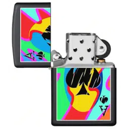 Zippo Colored Ace of Spades Windproof Pocket Lighter image 2