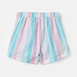 fame forever by lifestyle Girls Stripes Shorts image 2