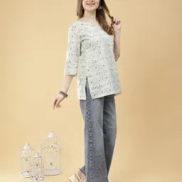 tdoc Women Floral Kurti image 2