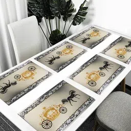 cread craft Dining Table Mat Placemats Set Of 6 image 2