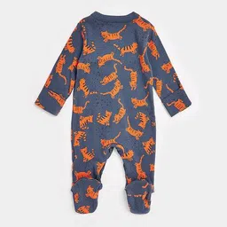 mothercare Printed Cotton Sleepsuit image 2