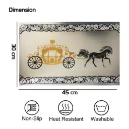 cread craft Dinning Table Printed Placemats Set  image 2