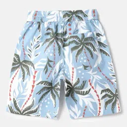 united colors of benetton Boys Leaf Print Regular Fit Shorts image 2