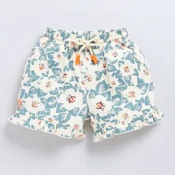 biskid Pack of 2 Girls Printed Regular Fit Shorts image 2