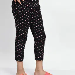 pixie n prince Girls High Rise Cotton Printed Capris image 2