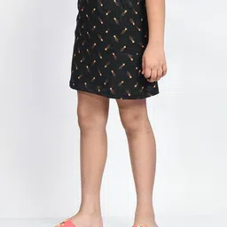 pixie n prince Girls Floral Straight Mini Length Skirt image 2