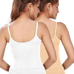 alba Pack of 2 Women Cotton Camisole   image 2