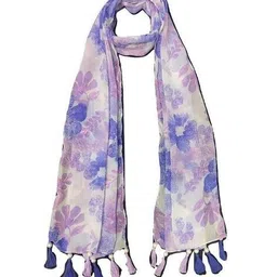 stole villa Pack of 2 Women Cotton Printed Scarf   image 2