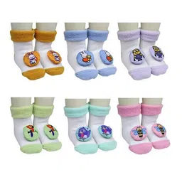 spancia Pack of 6 Printed Socks image 2