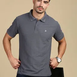 lux parker  Men Cotton Lounge Polo T-shirt image 2