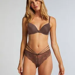 samvar Women Lace High-Rise Briefs with Elasticated Waist image 2