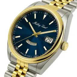 mathey- tissot Men Swiss Made Analogue Bracelet Style Watch - H510BBU image 2