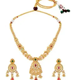 mahi Women Necklace And Earrings Set  image 2
