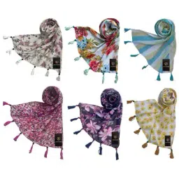 letz dezine Women Floral Stole image 2