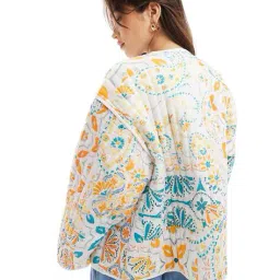 asos design Women Floral Print Regular Fit Jacket image 2