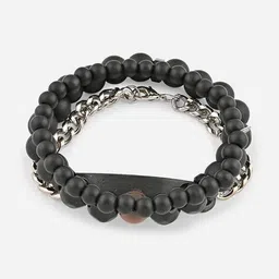 the bro code Set of 3 Men Slip-On Beaded Bracelets image 2