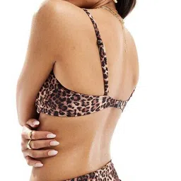 asos design Women Mindy Monowire Bikini Top image 2