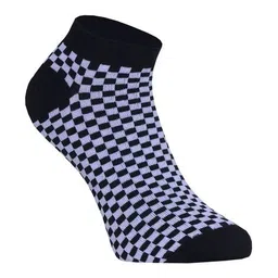 hebtroco Women Pack of 3 Checked Ankle-Length Socks image 2