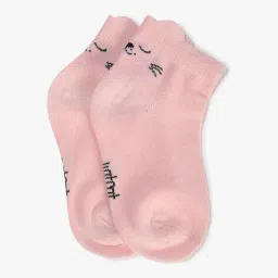 wotnot by azorte Pack of 3 Graphic-Knit Ankle-Length Socks image 2