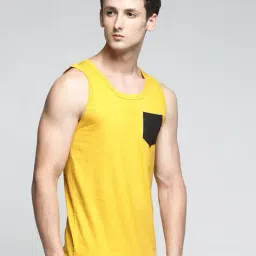 trends tower Pack of 2 Sleeveless Vests with Contrast Pocket image 2