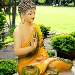 nayra handicrafts Decorative Meditating Buddha Idol image 2