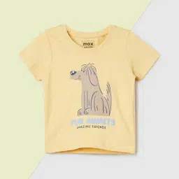 max Boys Pack of 3 Cotton Printed T-Shirt  image 2