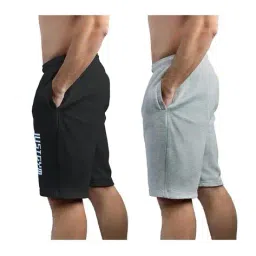 south city Pack of Men Regular Fit Typographic Print Shorts image 2