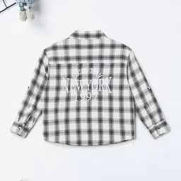max Boys Checked Oversized Fit Shirt image 2