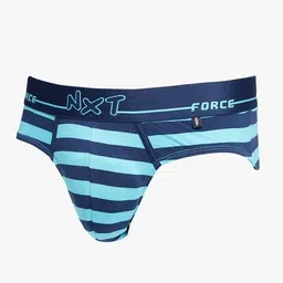 force nxt Men Pack of 4 Striped Low-Rise Briefs image 2