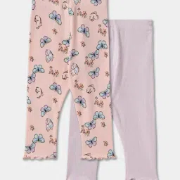 r&b Girls Regular Fit Micro Print Leggings image 2