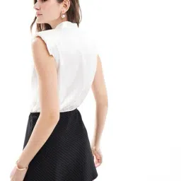 asos design Women Satin Regular Fit Bodysuit image 2