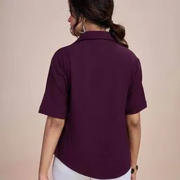 revangi Women Regular Fit Top image 2