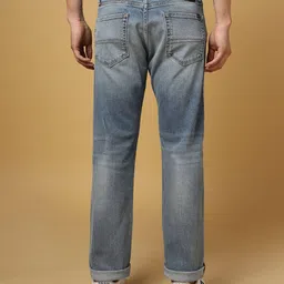 superdry Naruto Light Whiskered Blue Straight Fit Jeans image 3