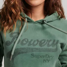 superdry Graphic Logo Sparkle Hoodie image 3