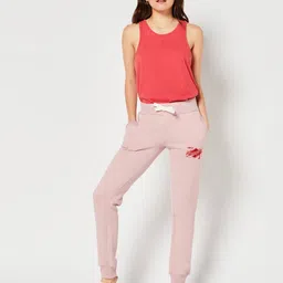 superdry Vintage Script Style College Joggers image 3