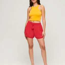 superdry Vintage Beach Women's Red Shorts image 3