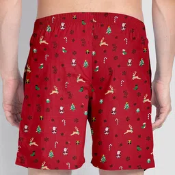 brucewane Men Printed Boxers with Insert Pockets image 3