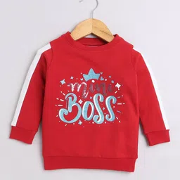 bumzee Typographic Print Round-Neck Sweatshirt image 3