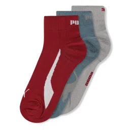 puma Pack of 3 Ribbed Ankle-Length Socks image 3