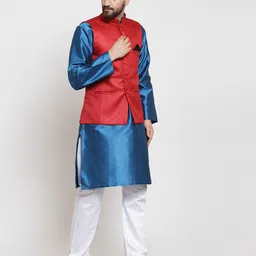 neudis Nehru Jacket with Welt Pockets image 3