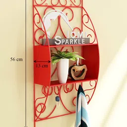 home sparkle Home Wall Shelves Wooden Wall Art image 3