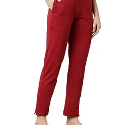 go colors Relaxed Fit Flat-Front Pants image 3