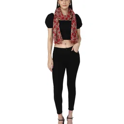 aditi wasan Floral Print Woolen Stole image 3