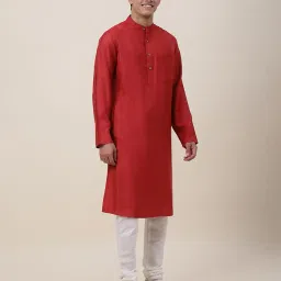 fabindia Long Kurta with Full Sleeves image 3