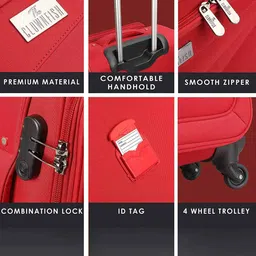 the clownfish Trolley Bag with Number Lock image 3