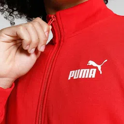 puma Logo Printed High-Neck Jacket with Zip-Front image 3