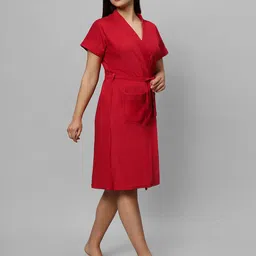 lacylook Bath Robe with Patch Pocket image 3